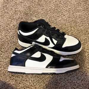 Nike Kids Black and White Sneakers